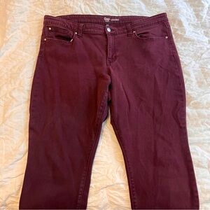 *Final price* GAP FACTORY Plum colored skinny jeans